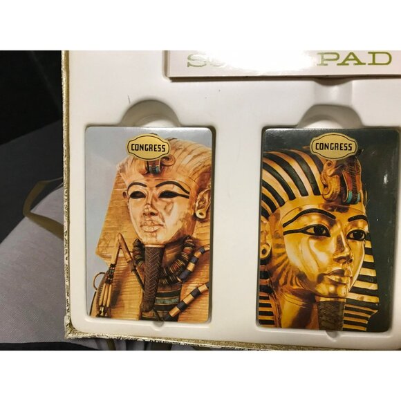 Vintage Congress Bridge Set King Tutankhamun Playing Cards Leo Boltin Photograph - Picture 2 of 9